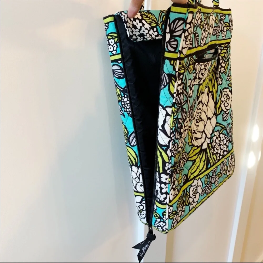 Vera Bradley “Island Blooms” Laptop Padded Multi Pocket Tote Bag